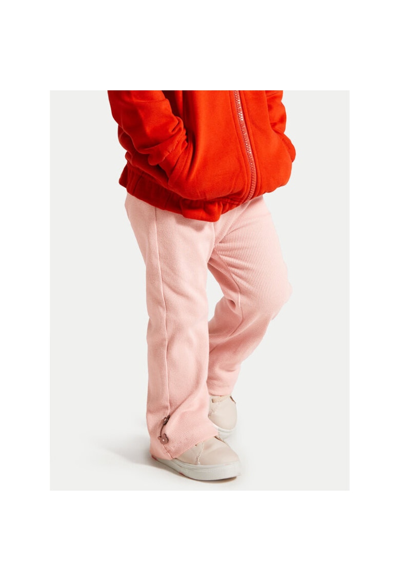 Pantaloni fete - 304483264 - Bumbac - Roz - Roz