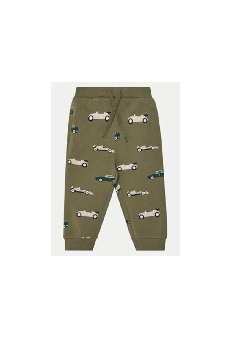 Pantaloni baieti - 304732119 - Bumbac organic - Verde - Verde