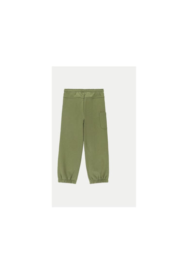 Pantaloni fete - 304481062 - Bumbac/Poliester - Verde - Verde