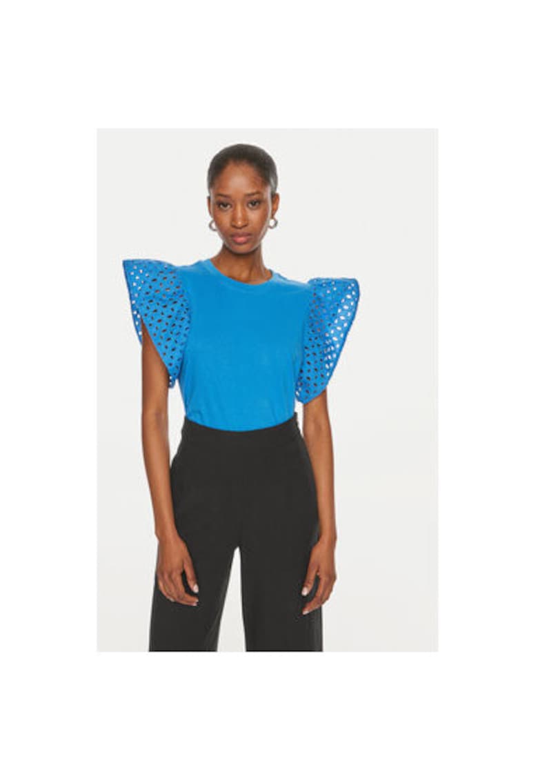 Tricou dama -  303802066 - Bumbac - Albastru