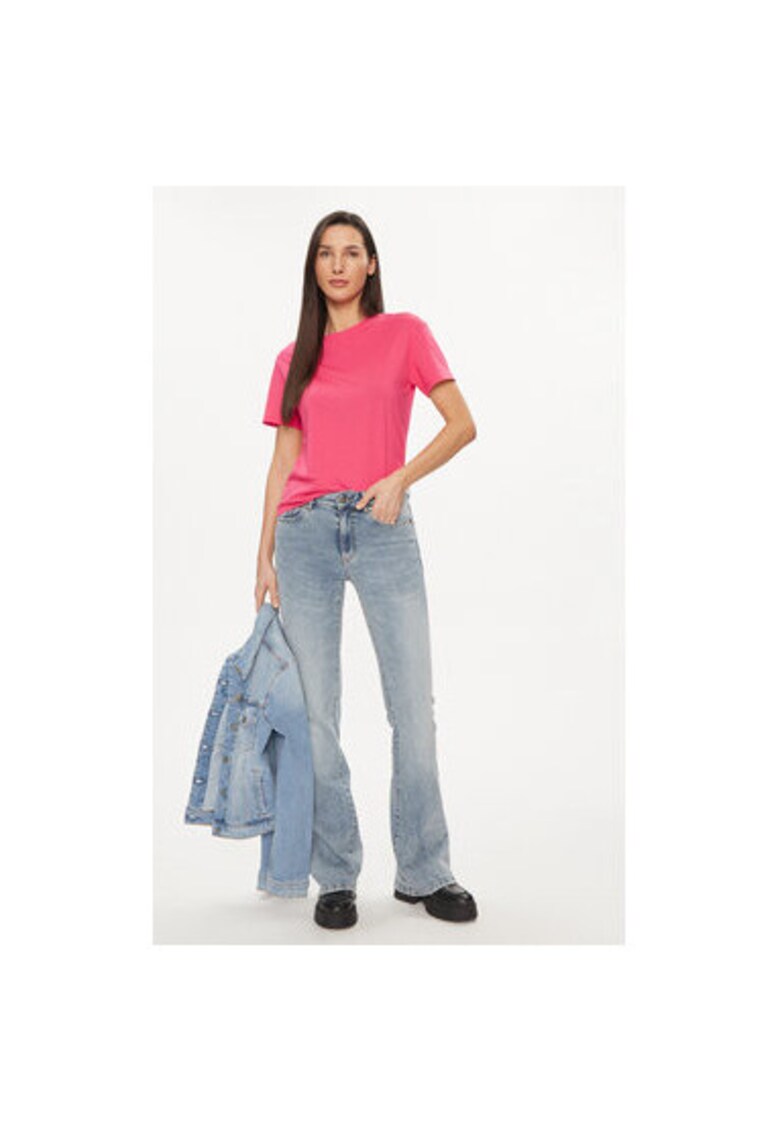 Tricou dama -  303812966 - Bumbac - Roz