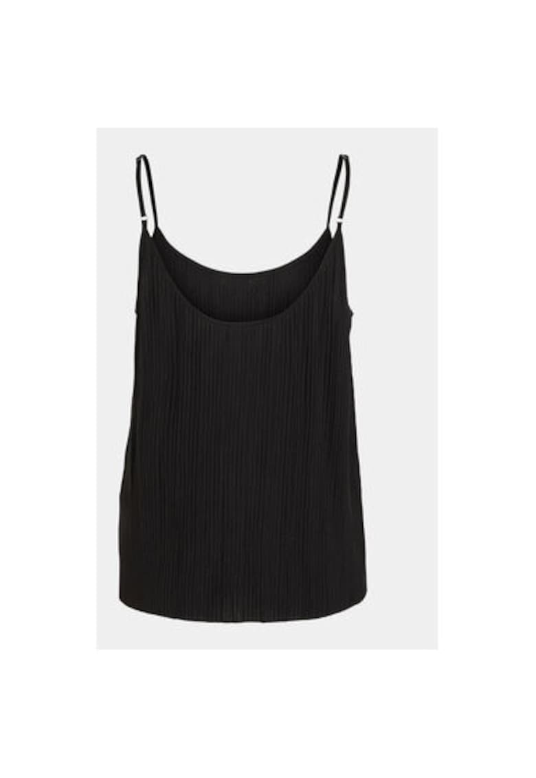 Tricou dama -  303499846 - Poliester reciclat/Viscoza - Negru