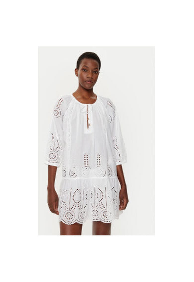 Rochie dama - 305150783 - Bumbac - Alb Rochie dama - 305150783 - Bumbac - Alb