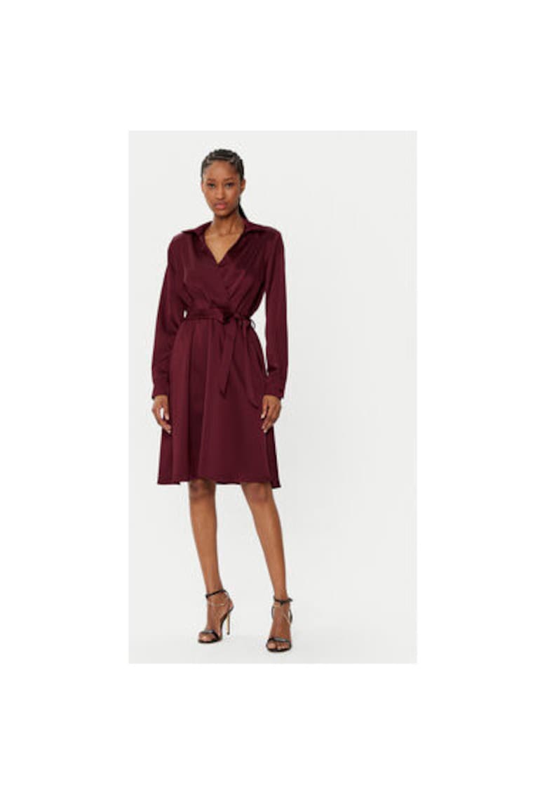 Rochie dama - 305165152 - Poliester - Rosu - Rosu