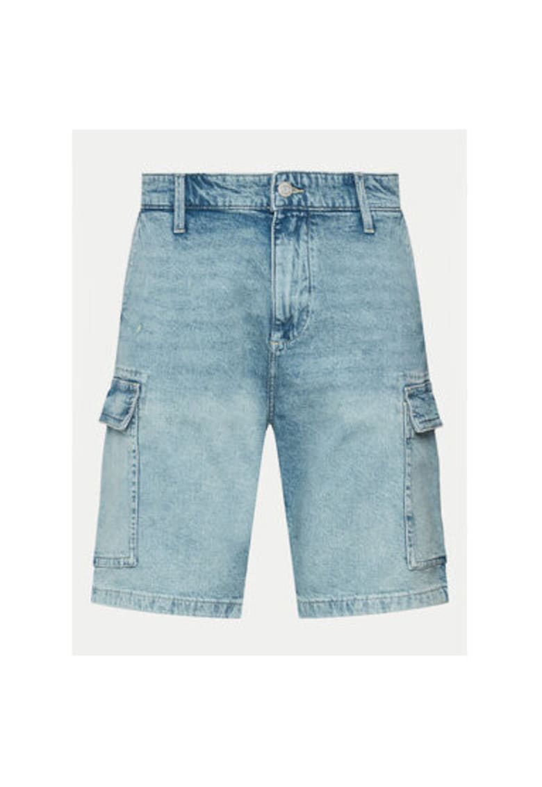 Blugi barbati - 303554217 - Bumbac - Albastru