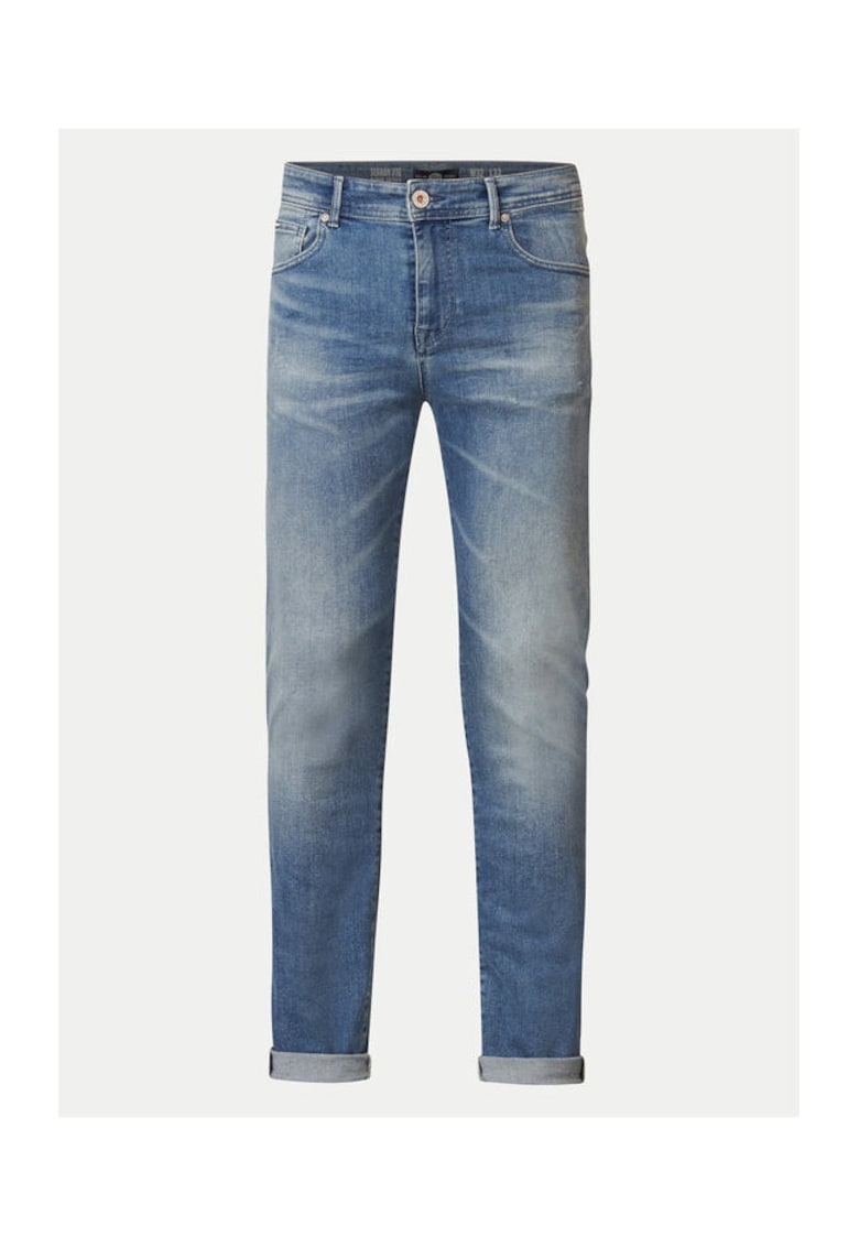 Blugi barbati - 303711184 - Bumbac - Albastru - Albastru