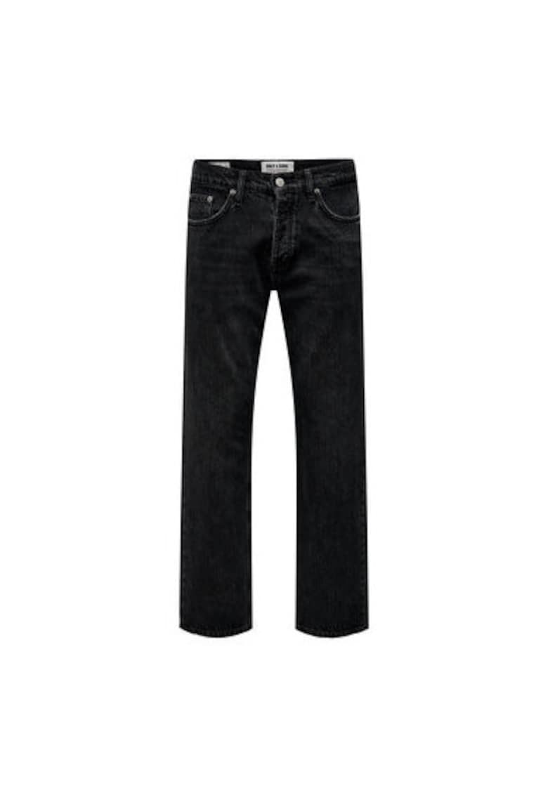 Blugi barbati - 302521647 - Bumbac/Bumbac - Negru - Negru