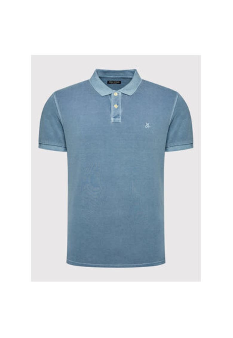 Tricou barbati - 209845433 - Bumbac organic - Albastru - Albastru