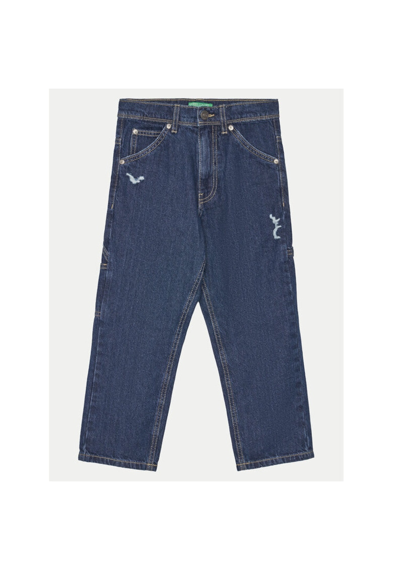 Pantaloni baieti - 304522222 - Bumbac - Albastru - Albastru