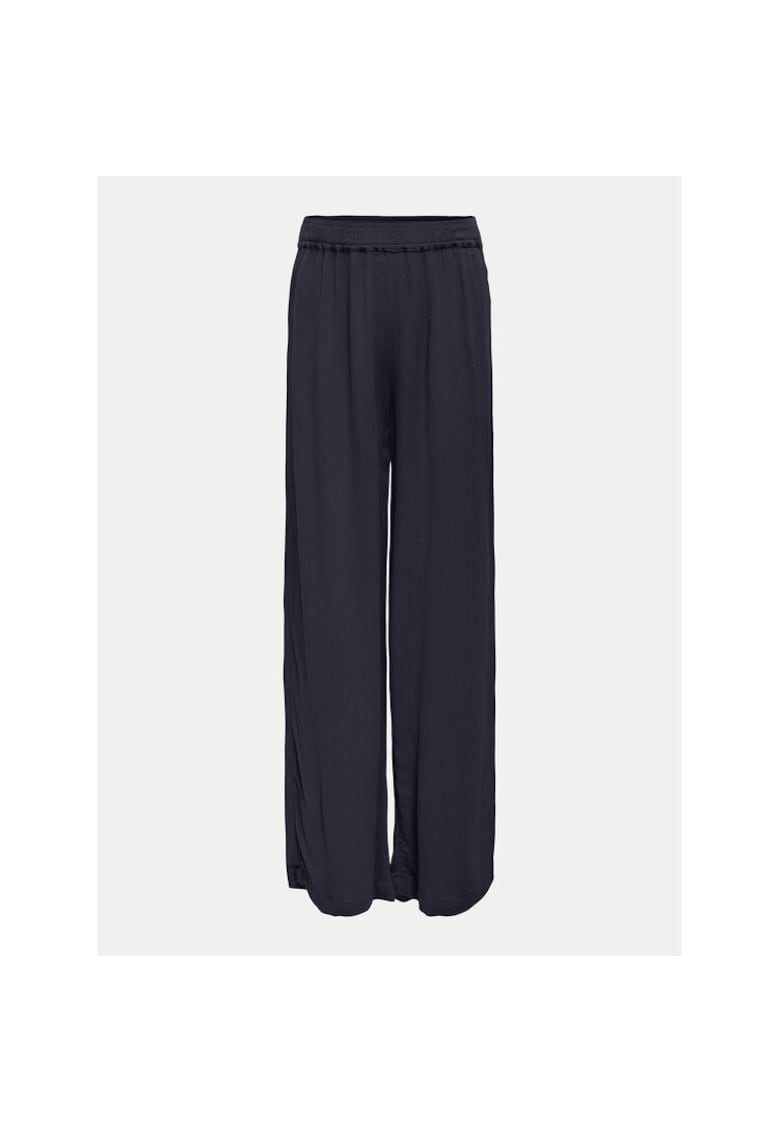 Pantaloni fete - 304930706 - Viscoza - Albastru - Albastru