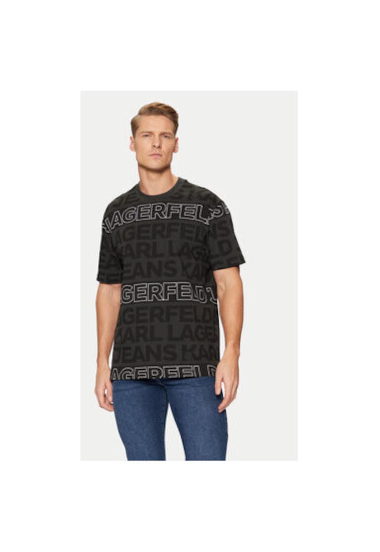 Tricou barbati - 304613944 - Bumbac organic - Negru - Negru