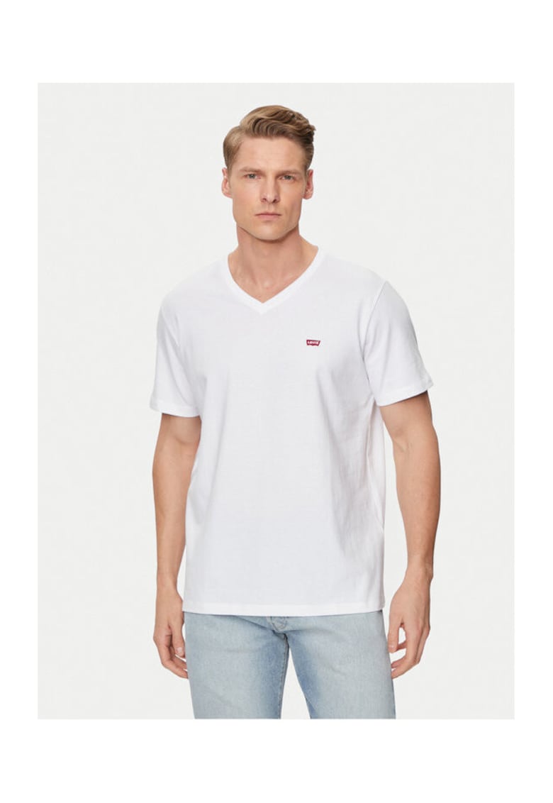Tricou barbati - 206431349 - Bumbac - XS INTL - Alb