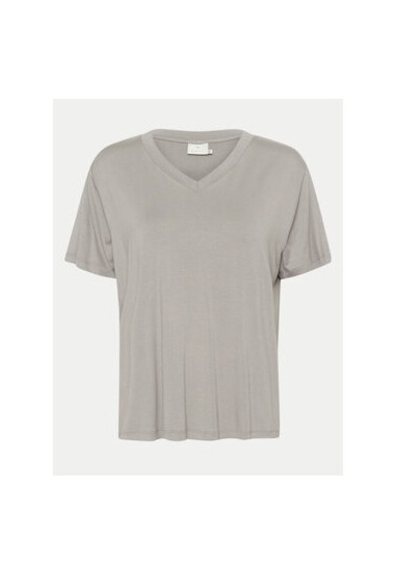 Tricou dama - 303964696 - Viscoza - Gri - Gri