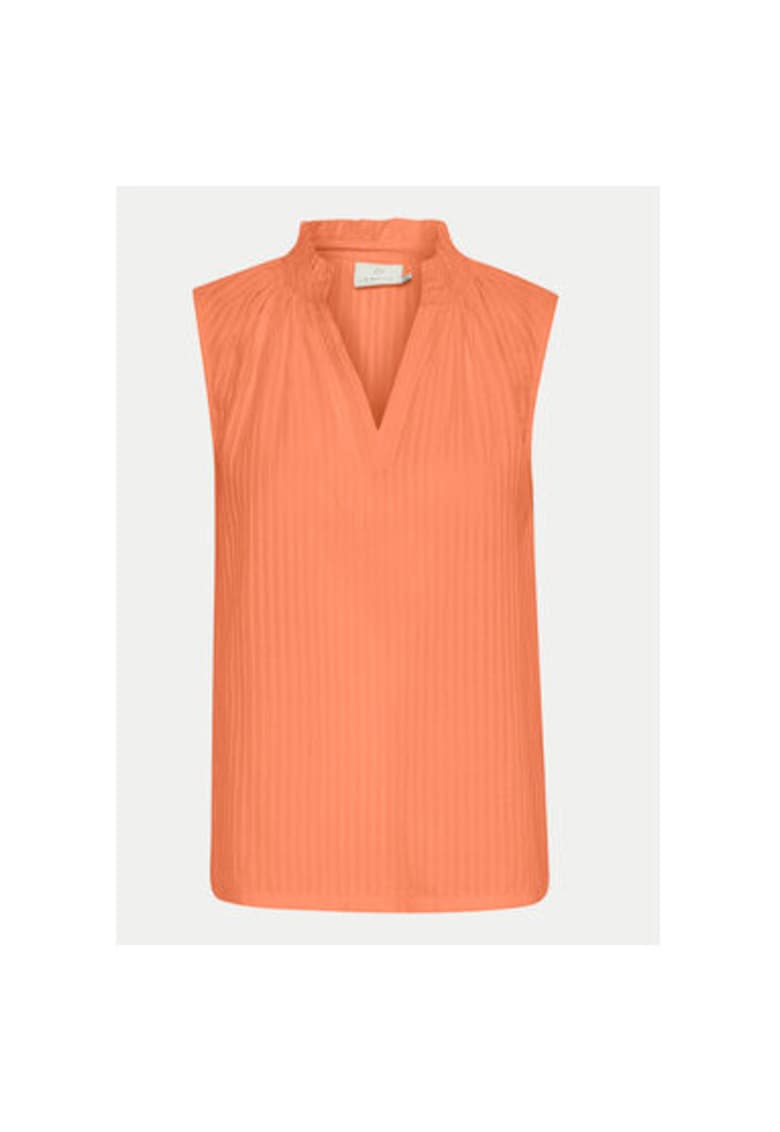 Tricou dama - 304369391 - Bumbac - Portocaliu