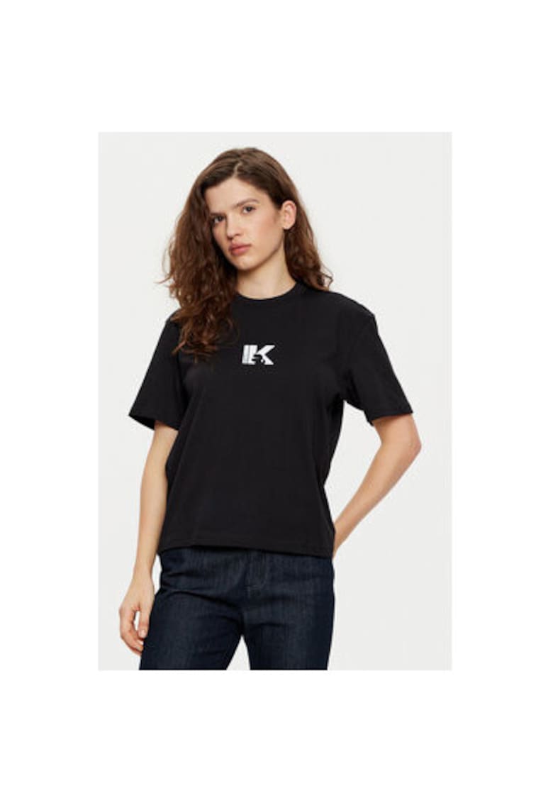 Tricou dama - 304583117 - Bumbac organic - S INTL - Negru