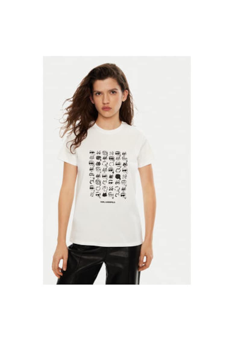 Tricou dama -  304579486 - Bumbac organic - Alb