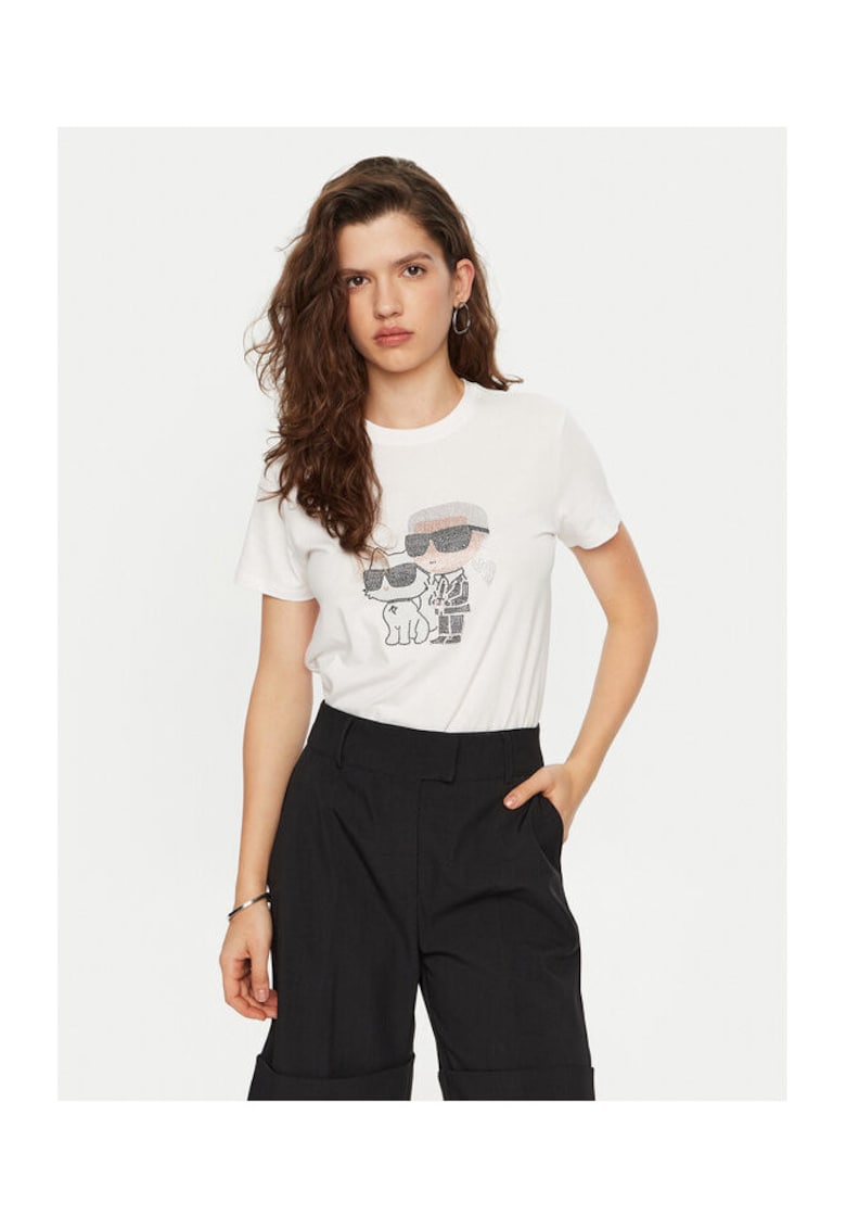 Tricou dama din bumbac organic - Alb