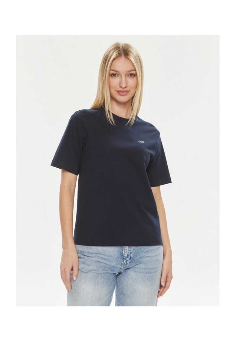 Tricou dama - 303714062 - Bumbac - Albastru - Albastru