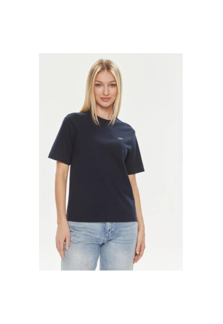 Tricou dama - 303714062 - Bumbac - Albastru