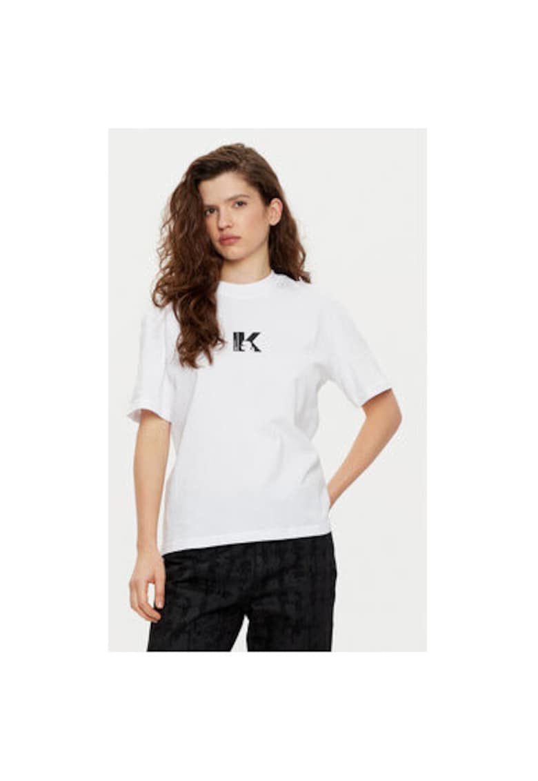 Tricou dama - 304583094 - Bumbac organic - S INTL - Alb