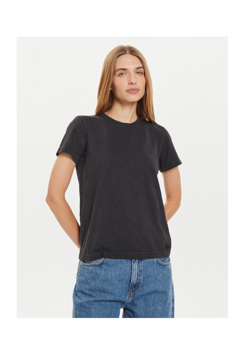 Tricou dama din bumbac - Negru