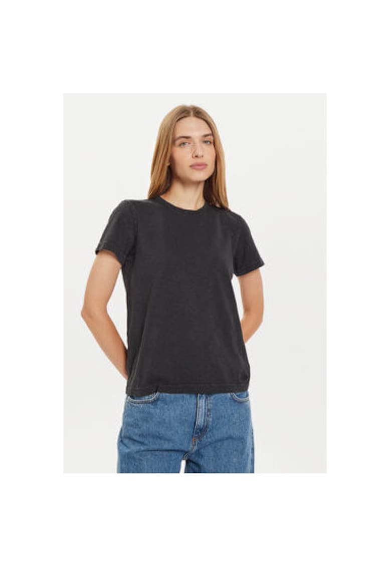 Tricou dama din bumbac - Negru