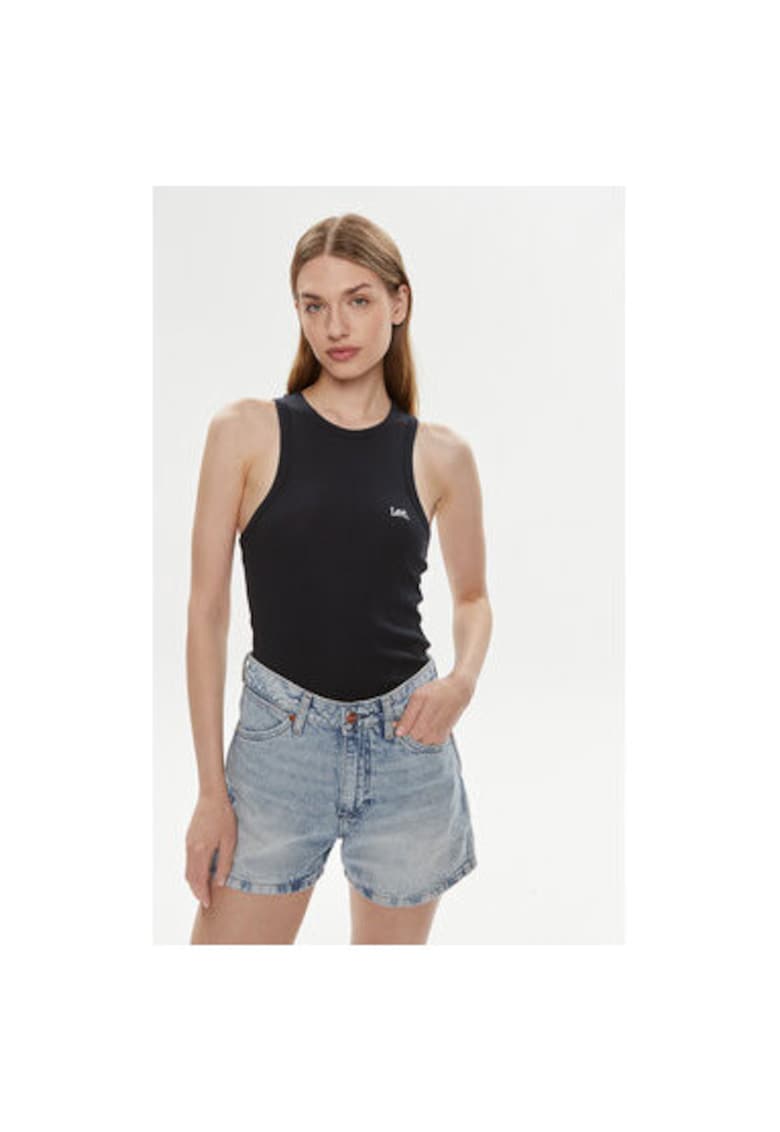 Tricou dama - 303593537 - Modal/Bumbac/Elastan - XL INTL - Negru