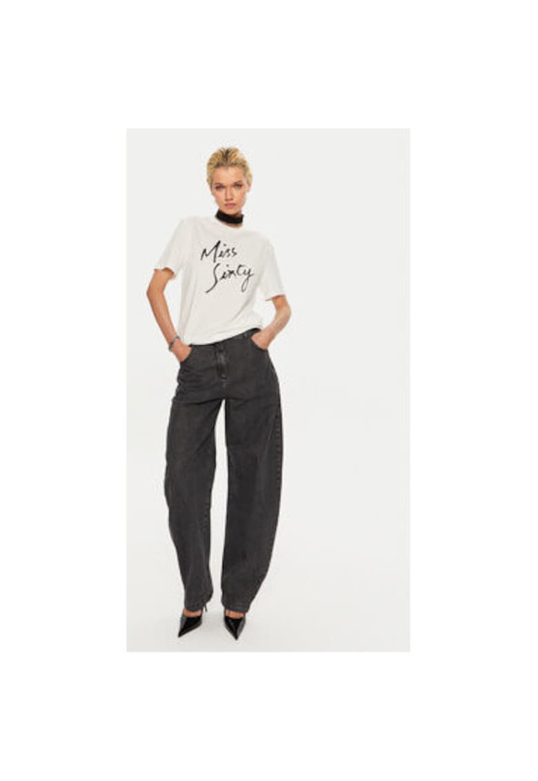 Tricou dama -  304759864 - Poliester/Matase/Bumbac - Alb