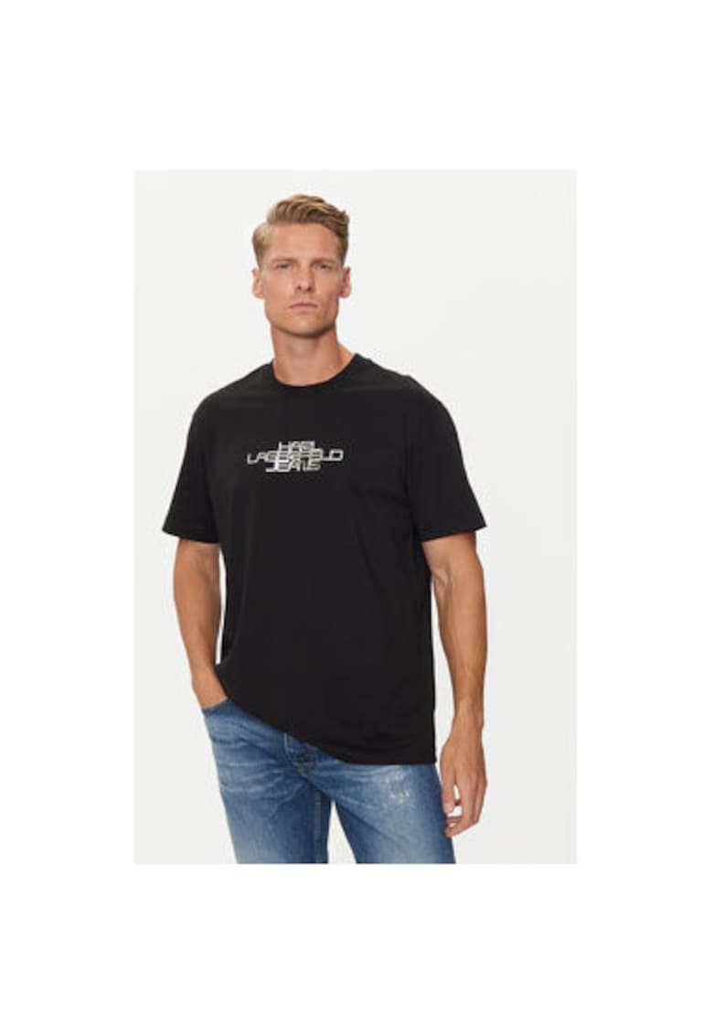 Tricou barbati - 304251993 - Bumbac organic - Negru - Negru