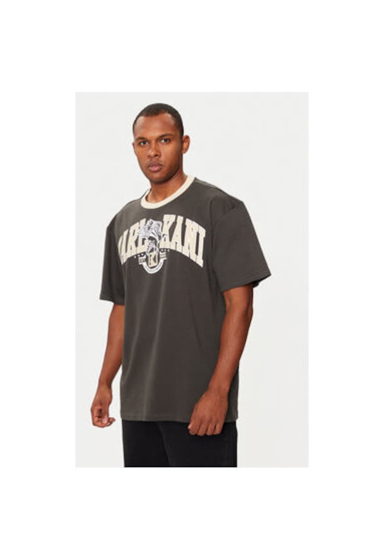 Tricou barbati - 304487422 - Bumbac - Bej