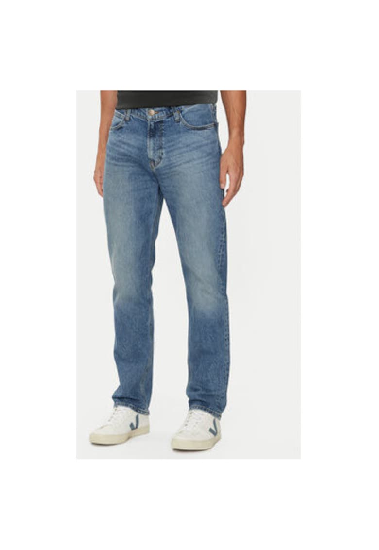 Blugi barbati - 304749797 - Bumbac/Lyocell - Albastru - Albastru