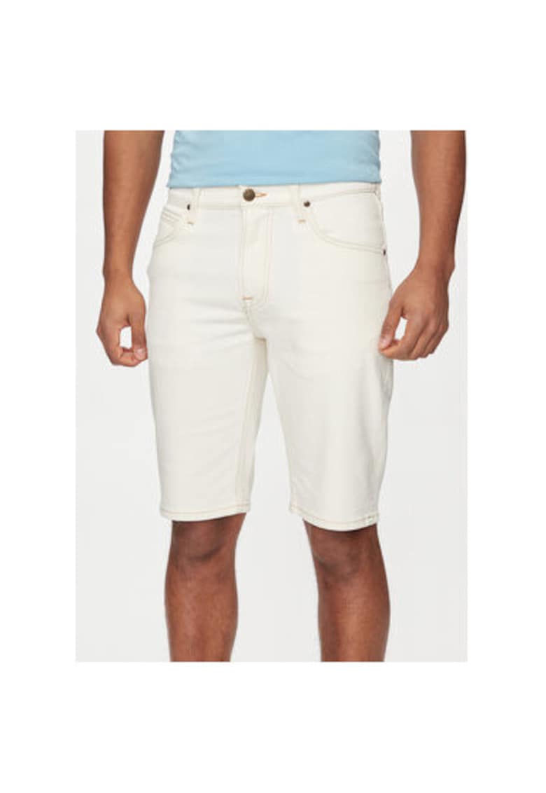 Pantaloni scurti din denim barbati 112349236 - Bumbac - Ecru