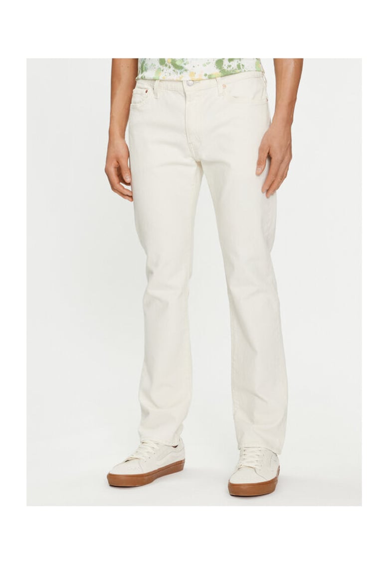 Pantaloni barbati Levi S - 04511-5826 - Bumbac - Ecru - Ecru
