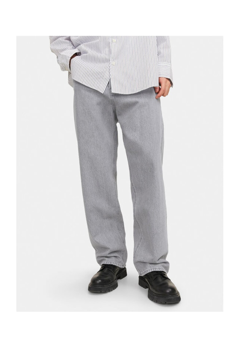 Blugi barbati - 303275662 - Bumbac - Gri - Gri