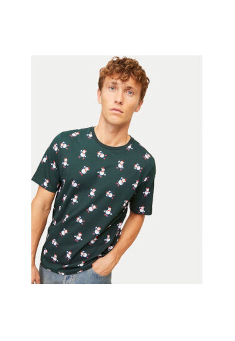 Tricou barbati -  304367915 - Bumbac - Verde