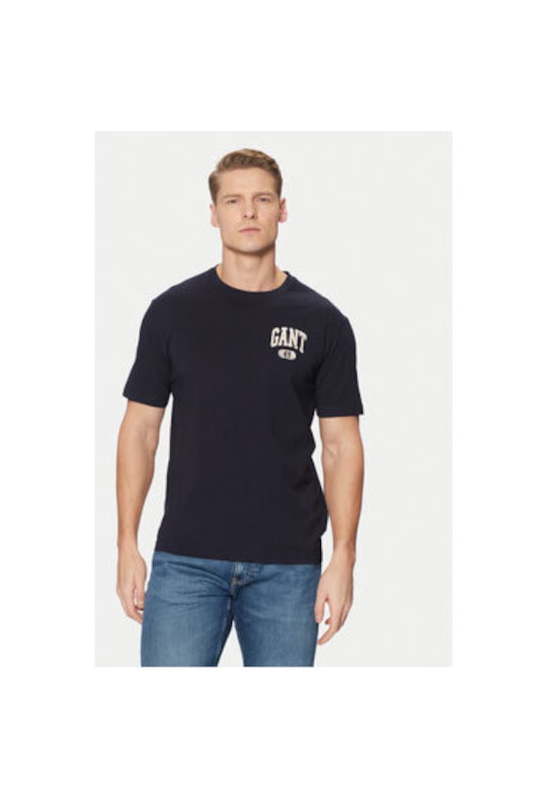Tricou barbati - 305179098 - Bumbac - Albastru - Albastru