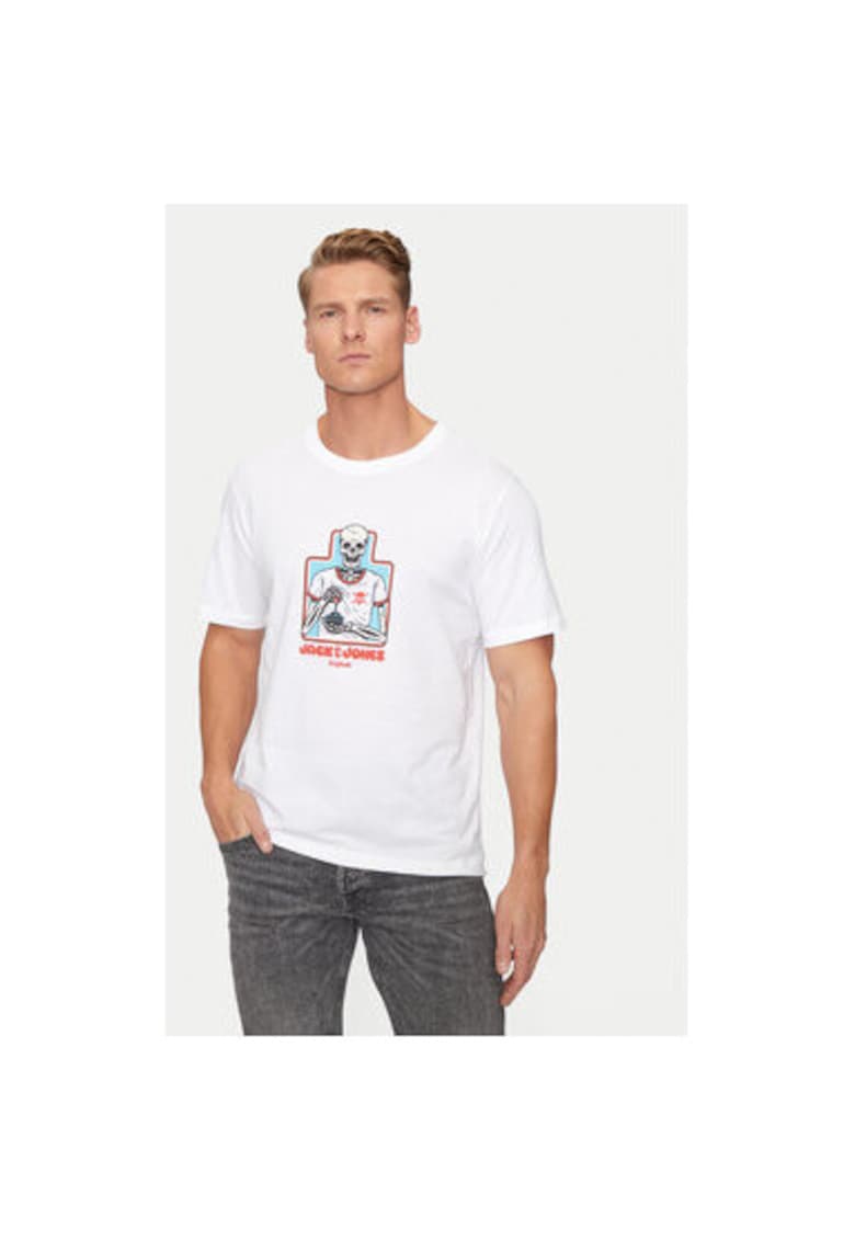 Tricou barbati -  304367830 - Bumbac - Alb