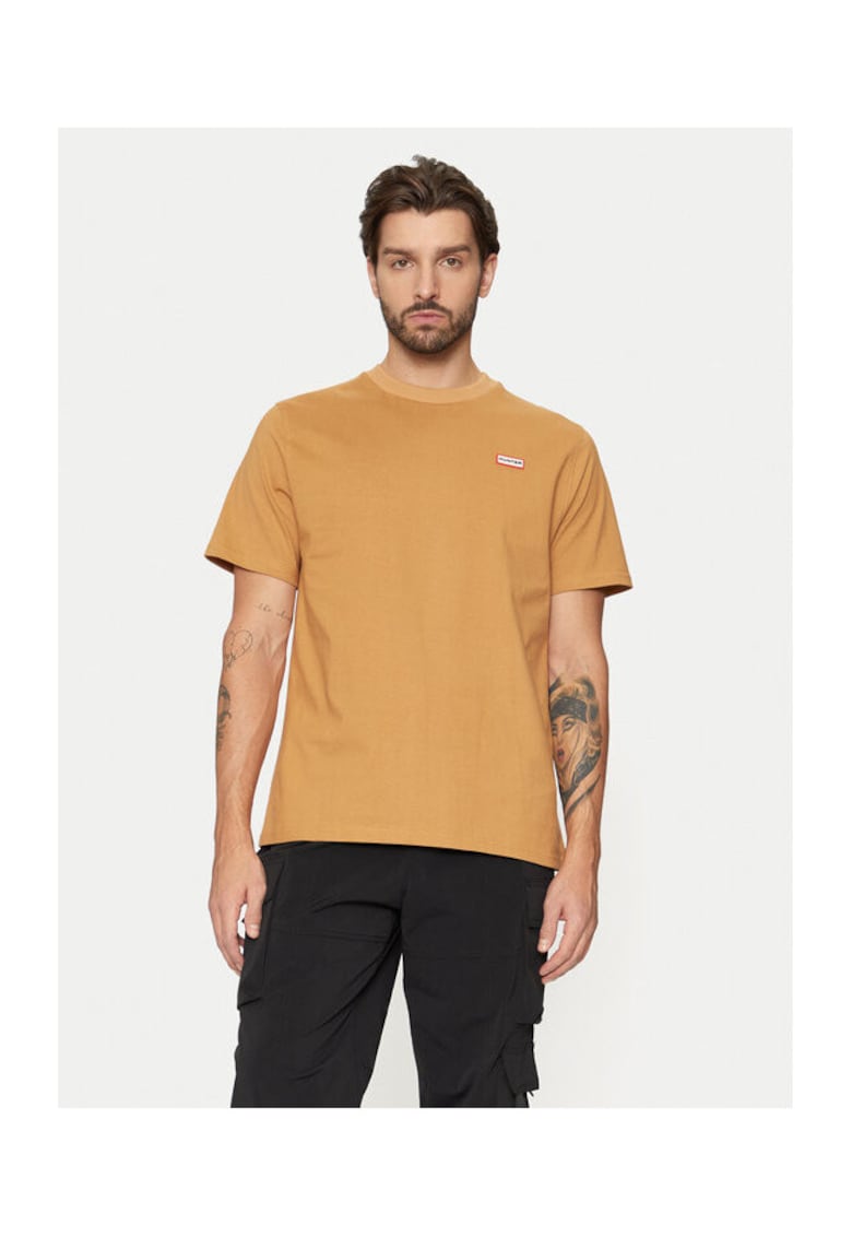 Tricou barbati - 304761188 - Bumbac - Maro - Maro