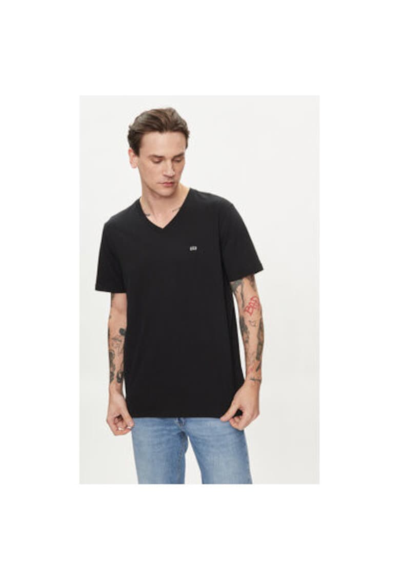 Tricou barbati -  304143366 - Bumbac/Poliester - Negru