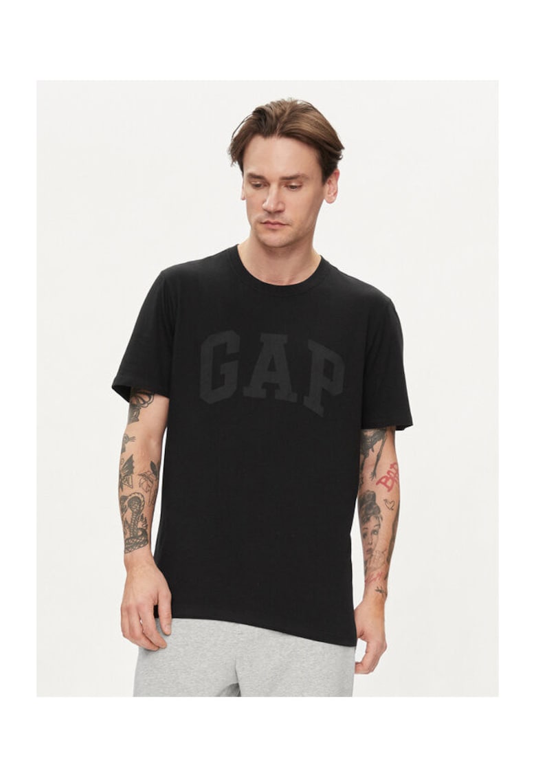 Tricou barbati - 304143564 - Bumbac - Negru - Negru