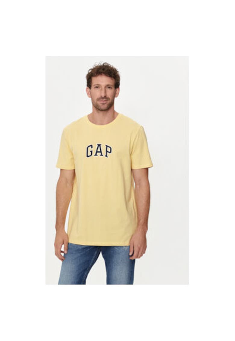 Tricou barbati -  304508837 - Bumbac - Galben