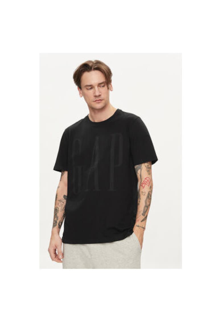 Tricou barbati -  304143571 - Bumbac - Negru