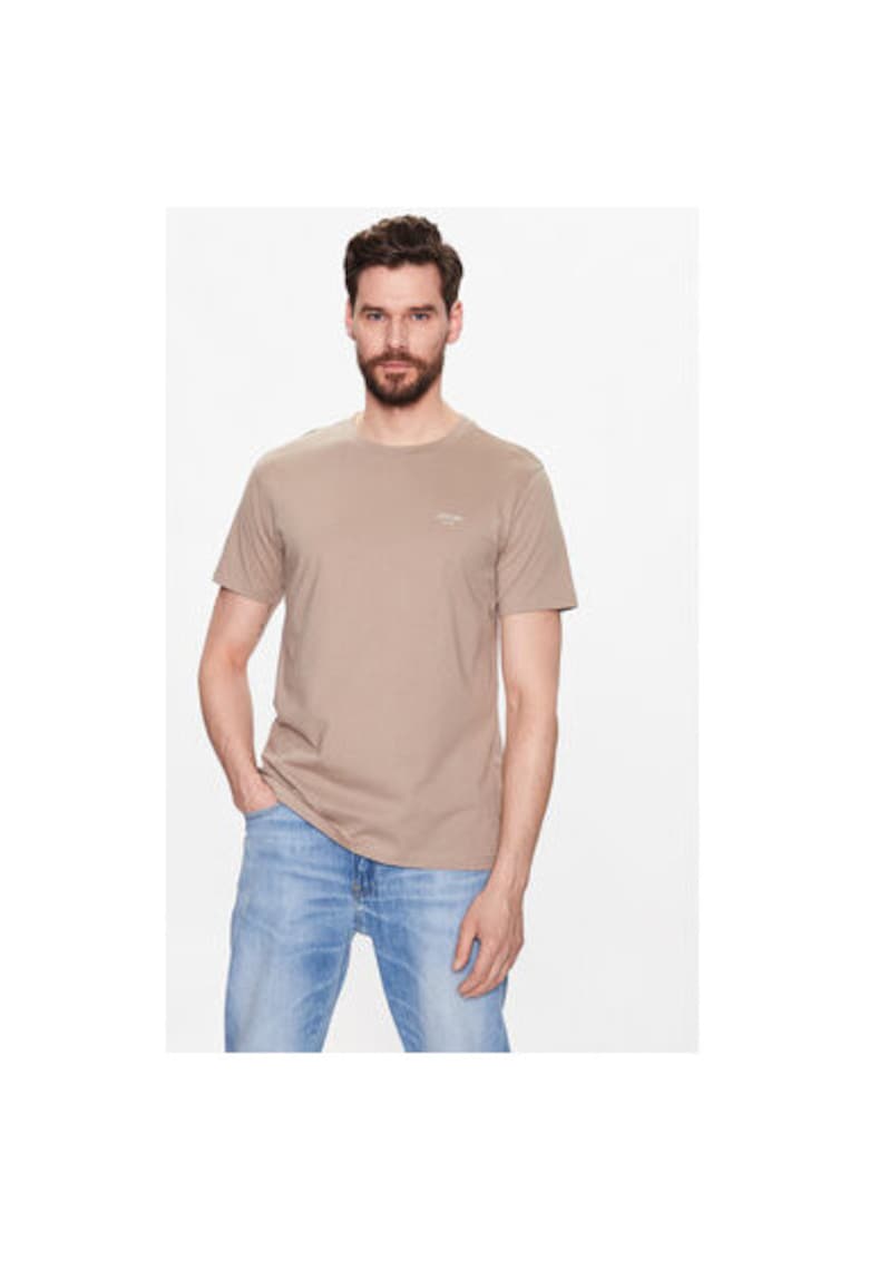 Tricou barbati - 301933182 - Bumbac - Maro - Maro