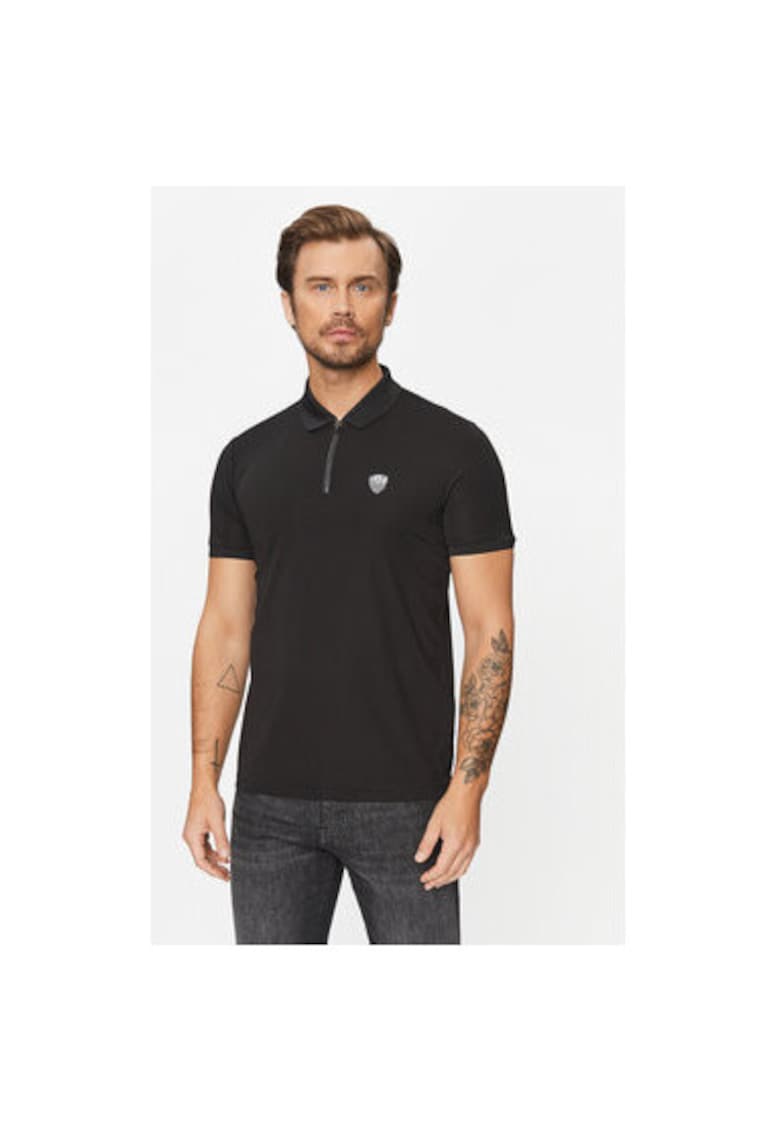 Tricou barbati - Emporio Armani 303083328 - Viscoza/Poliamida - S INTL - Negru