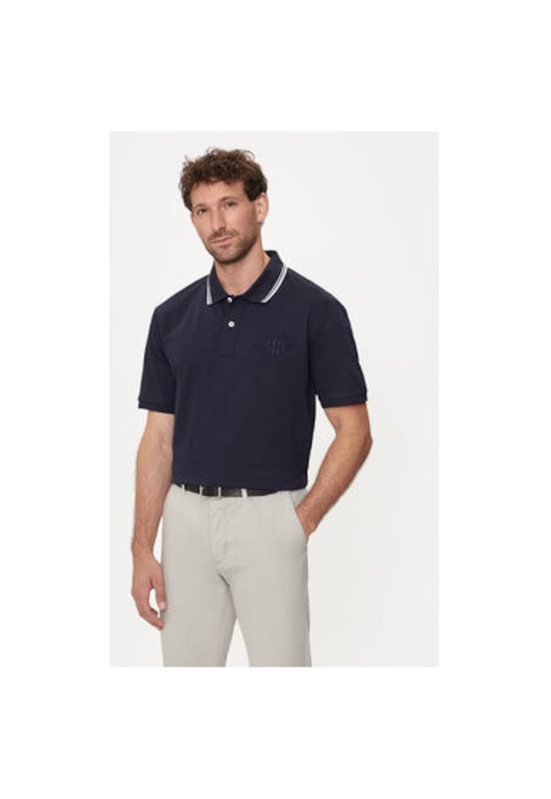 Tricou barbati - 304006302 - Bumbac - Albastru - Albastru