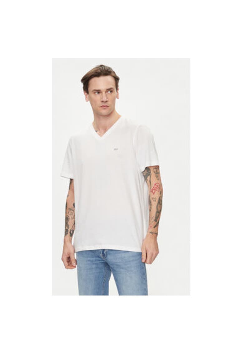 Tricou barbati -  304143342 - Bumbac/Poliester - Alb