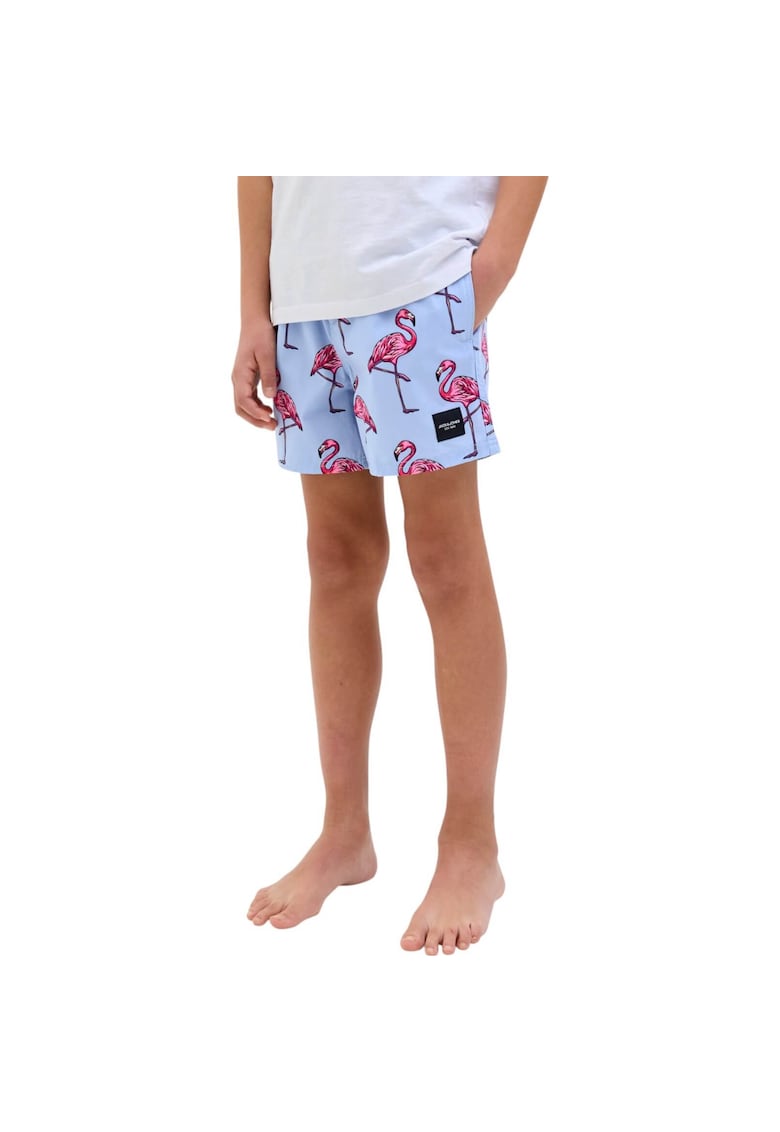 Short JACK &JONES Maui Swim Novelty AOP JNR 42758 - Portocaliu