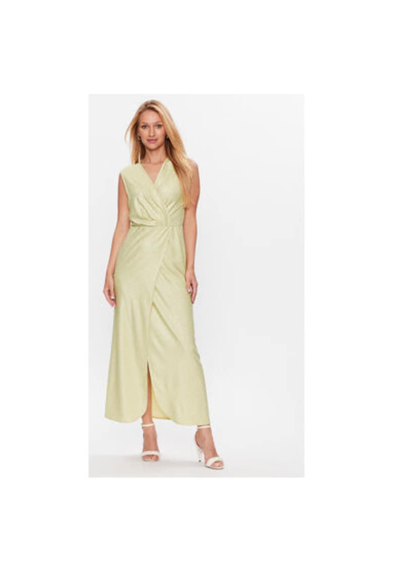 Rochie dama -  303092801 - Poliester/Fibre metalice - Verde Rochie dama -  303092801 - Poliester/Fibre metalice - Verde