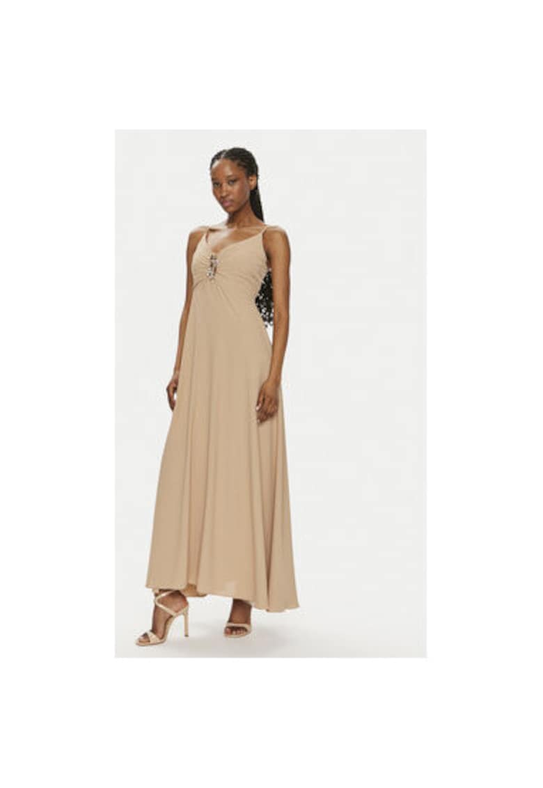 Rochie dama - 304391095 - Poliester - Bej Rochie dama - 304391095 - Poliester - Bej