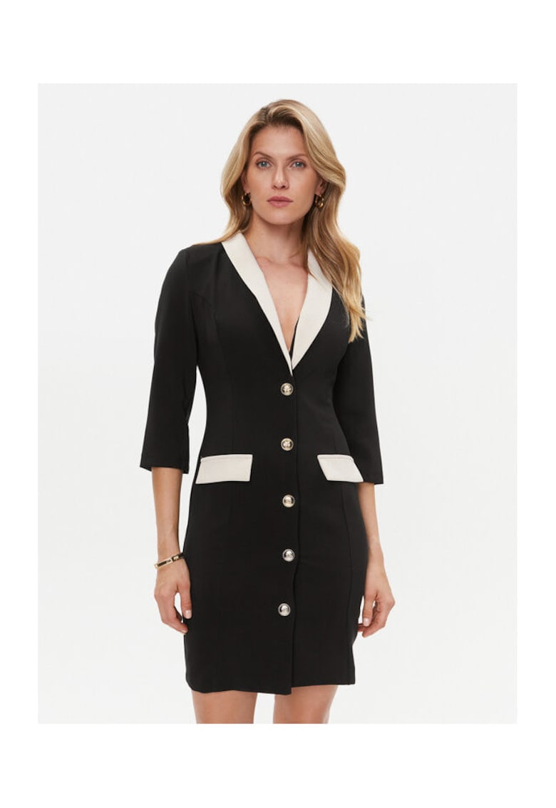 Rochie dama - 303585525 - Poliester - Negru - Negru